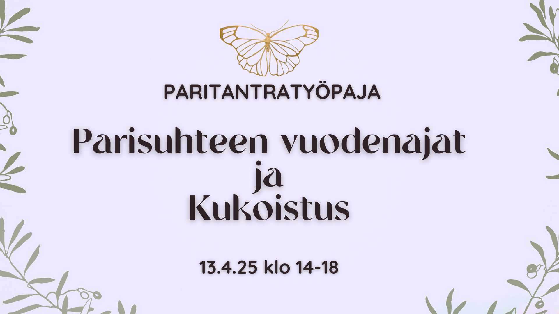 Yhdessä paritantra – Parisuhteen vuodenajat ja Kukoistus